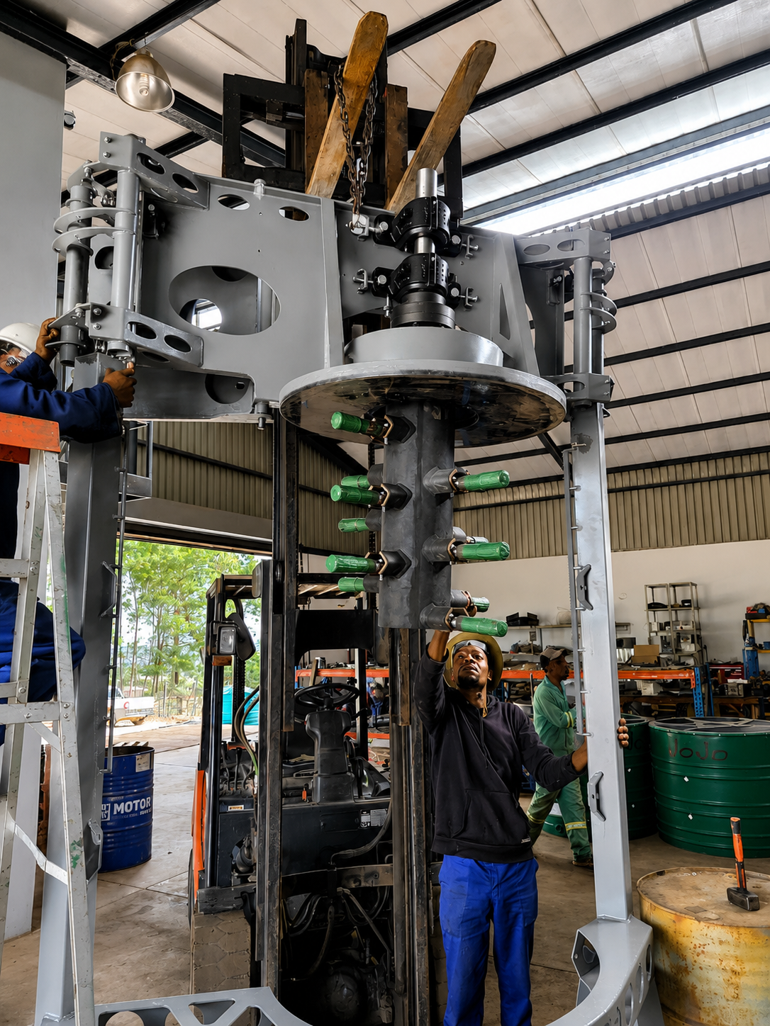 SA Autec Industries workshop